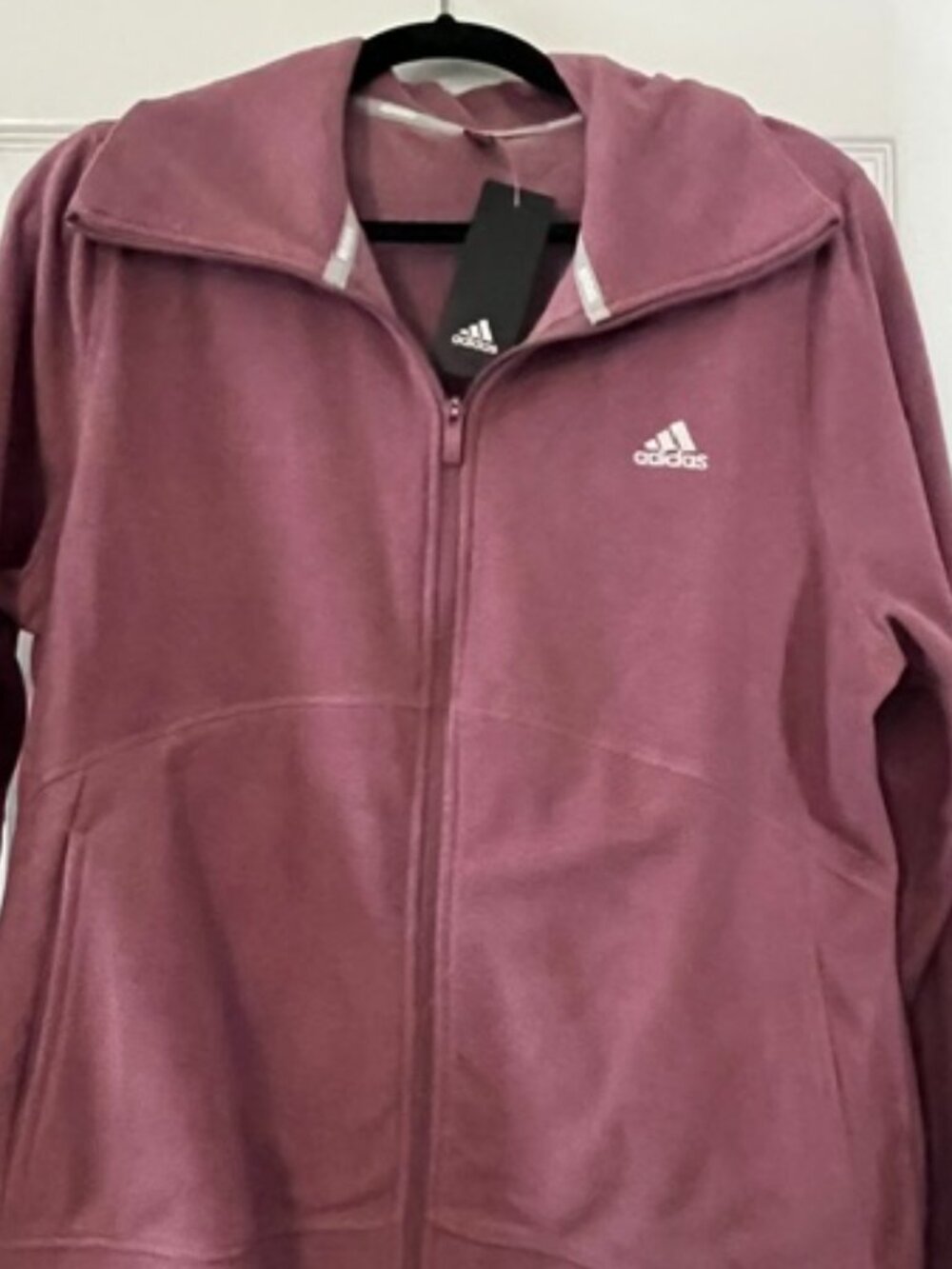 Adidas Golf Full‑Zip Jacket – Burgundy Heather (XL) – NWT